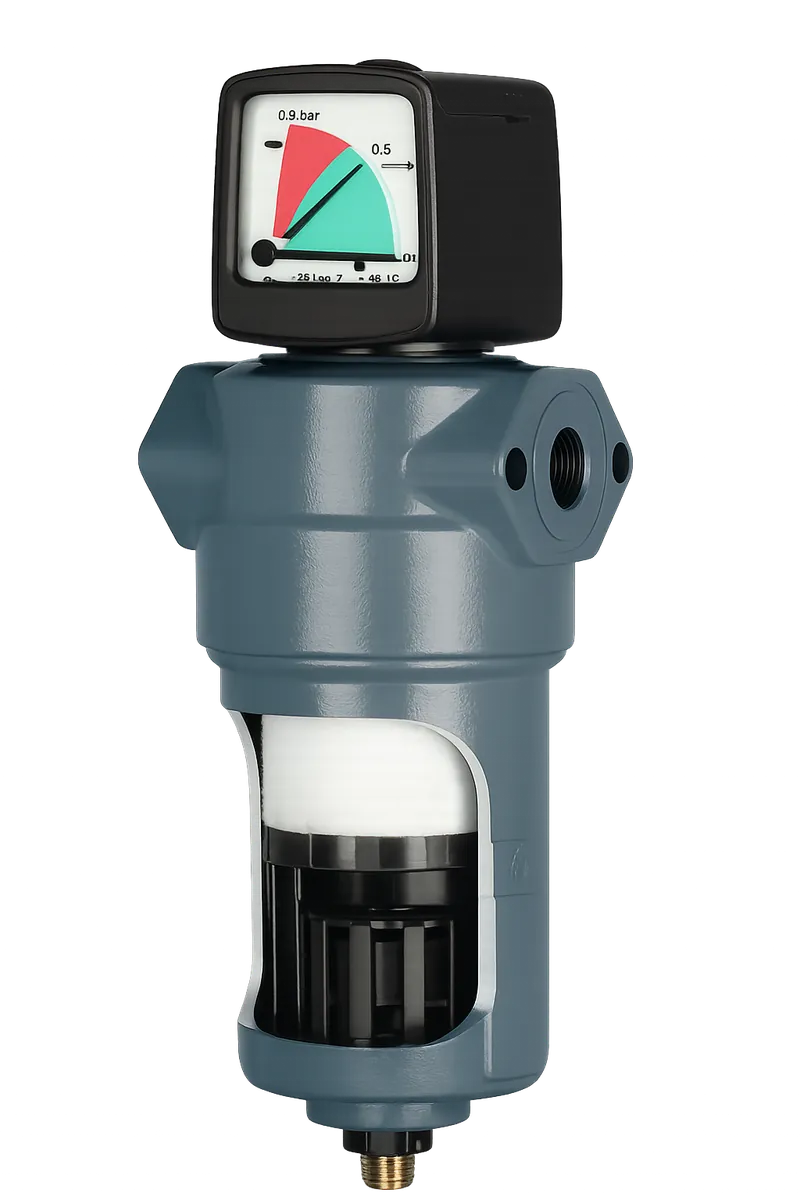 Omega Air AAF Series compressed air filter cutaway